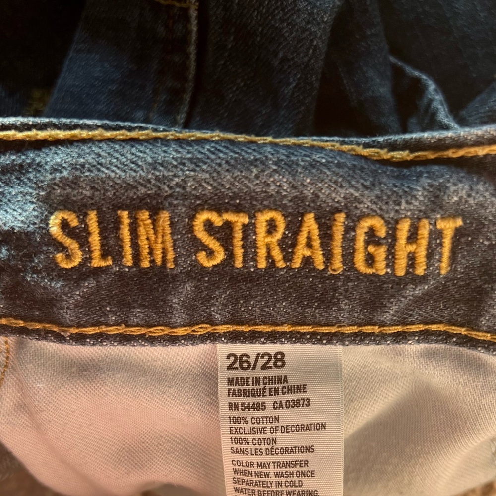 American Eagle Men’s Slim Straight Denim Jeans Size 26x28 - Picture 6 of 6